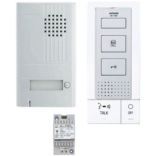 Kit portier audio 2 fils intégral mains libres AIPHONE - 118712