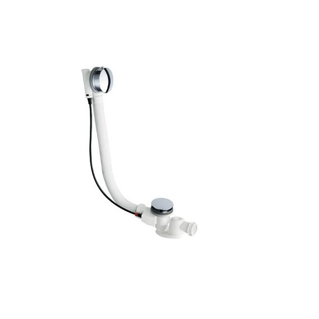 Vidage automatique pour baignoire avec siphon orientable 100 cm CHROME - CRISTINA ONDYNA VB41951 