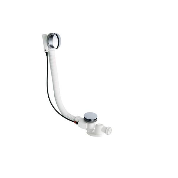 Vidage automatique pour baignoire avec siphon orientable 100 cm CHROME -  CRISTINA ONDYNA VB41951 - Vita Habitat