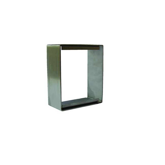 Cadre pour pose en saillie compatible avec tête Vigik Inox brossé - URMET C10000/I