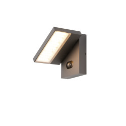 Applique murale extérieure anthracite mat Abridor solaire 2200/2700k 68w - SLV 1008542