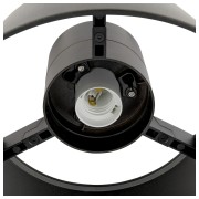 Luminaire plafonnier extérieur cylindrique E27 PHOTONI noir - SLV 1008199