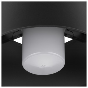 Luminaire plafonnier extérieur cylindrique E27 PHOTONI noir - SLV 1008199