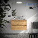 Meuble et vasque de salle de bain Noja 800 Chêne Africain - SALGAR 106131