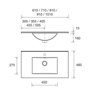 Meuble et vasque de salle de bain Noja 800 Chêne Africain - SALGAR 106131