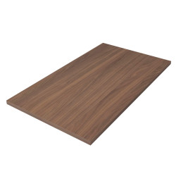 Plan De Toilette Mara 600 Pour Meuble Et Coquette, Sans Usinage Noyer Americain 608 X 16 X 460 Mm - SALGAR 114019 