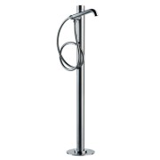 Mitigeur colonne d'alimentation et douchette baignoire acier satiné mat Nobu - Bossini INL001075