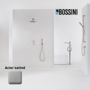 Ensemble douche avec support fixe et flexible 150 cm Nobu Acier satiné - BOSSINI INC003C075