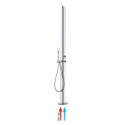 Mitigeur ensemble colonne de douche extérieur chromé Aquabambù - Bossini L00866030