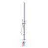 Mitigeur ensemble colonne de douche extérieur chromé Aquabambù - Bossini L00866030