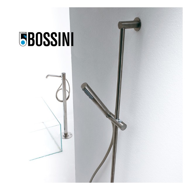 Ensemble barre de douche en inox avec douchette et flexible Nobu chromé - BOSSINI IND002P030