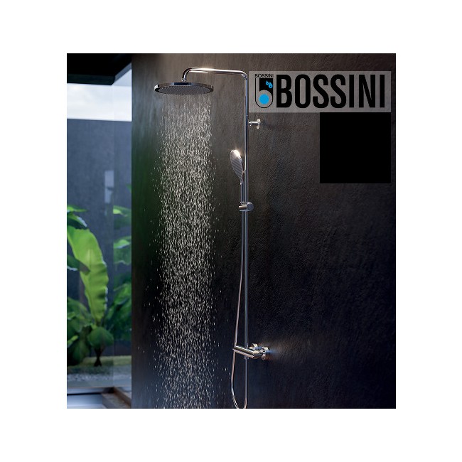 Mitigeur kit colonne de douche murale thermostatic noir mat Apice - Bossini L10505073