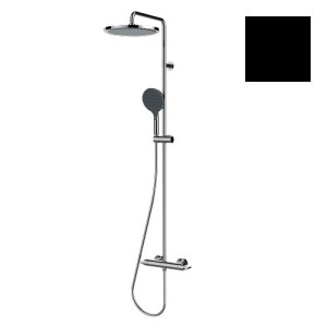 Mitigeur kit colonne de douche murale thermostatic noir mat Apice - Bossini L10505073