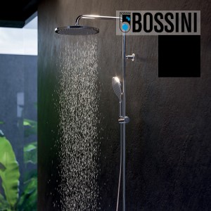 Mitigeur kit colonne de douche murale noir mat Apice - Bossini L10506073