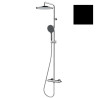 Mitigeur kit colonne de douche murale noir mat Apice - Bossini L10506073