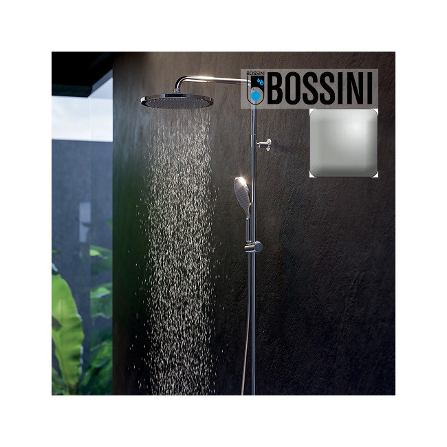 Mitigeur kit colonne de douche murale nickel satiné Apice - Bossini L10506094