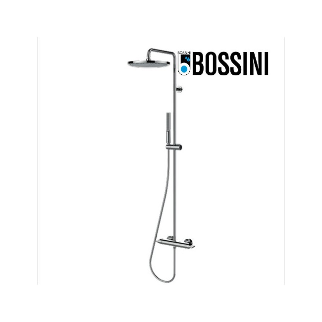 Mitigeur kit colonne de douche murale chromé monocommande Apice - Bossini L10508030