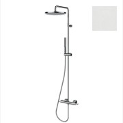 Mitigeur kit colonne de douche murale blanc mat monocommande Apice - Bossini L10508045