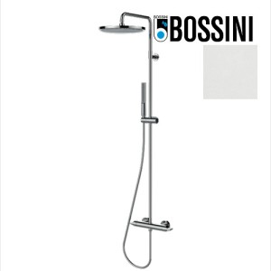 Mitigeur kit colonne de douche murale blanc mat monocommande Apice - Bossini L10508045