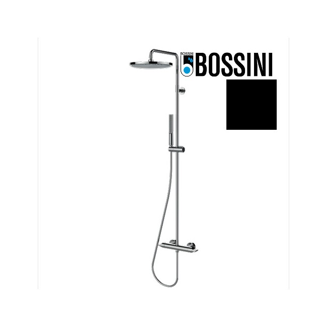 Mitigeur kit colonne de douche murale noir mat monocommande Apice - Bossini L10508073