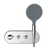 Kit mitigeur thermostatique mural bain douche chromé Apice - Bossini Z00521030