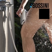 Partie externe mitigeur thermostatique mural bain douche noir mat Apice - Bossini Z00521073