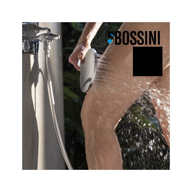 Partie externe mitigeur thermostatique mural bain douche noir mat Apice - Bossini Z00521073