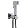 Ensemble mitigeur progressif avec flexible et douchette CUBE-BRASS chromé - BOSSINI E38003030