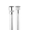 Ensemble mitigeur progressif avec flexible et douchette CUBE-BRASS chromé - BOSSINI E38003030