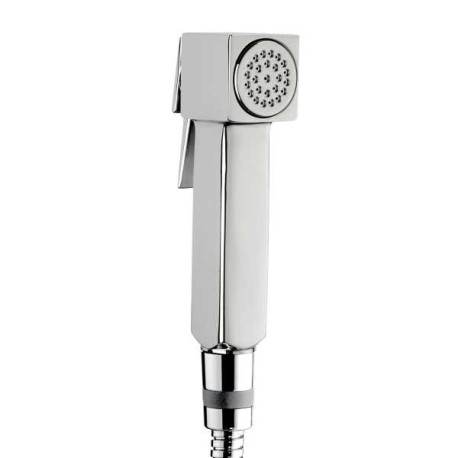 Ensemble mitigeur progressif avec flexible et douchette CUBE-BRASS chromé - BOSSINI E38003030