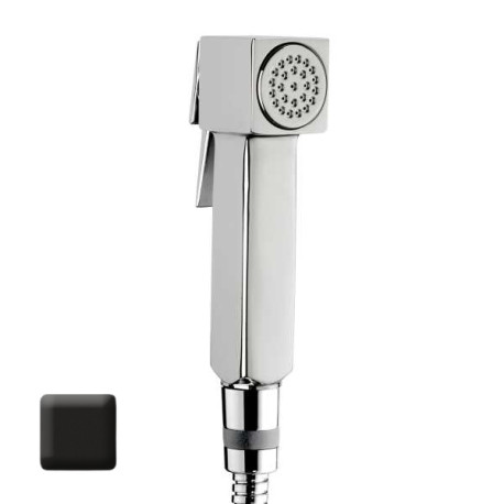 Ensemble mitigeur progressif avec flexible et douchette CUBE-BRASS noir mat - BOSSINI E38003073