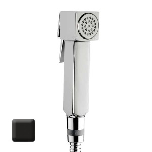 Ensemble mitigeur progressif avec flexible et douchette CUBE-BRASS noir mat - BOSSINI E38003073