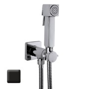 Ensemble mitigeur progressif avec flexible et douchette CUBE-BRASS noir mat - BOSSINI E38003073