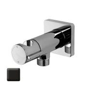 Ensemble mitigeur progressif avec flexible et douchette CUBE-BRASS noir mat - BOSSINI E38003073