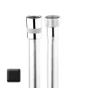 Ensemble mitigeur progressif avec flexible et douchette CUBE-BRASS noir mat - BOSSINI E38003073