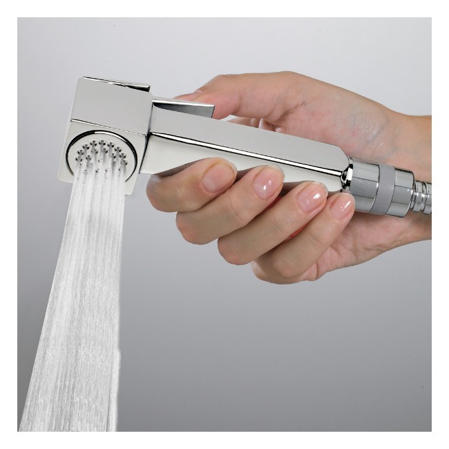 Douchette d’arrêt WC CUBE Brass chromé - Bossini B00475030