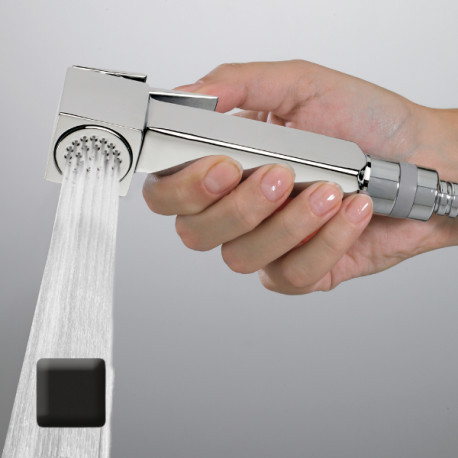 Douchette d’arrêt WC CUBE Brass noir mat - Bossini B00475073