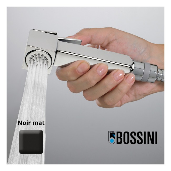 Douchette d’arrêt WC CUBE Brass noir mat - Bossini B00475073