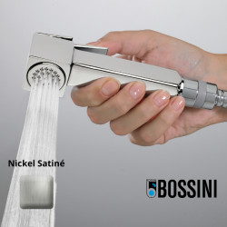 Douchette d’arrêt WC CUBE Brass nickel satiné - Bossini B00475094