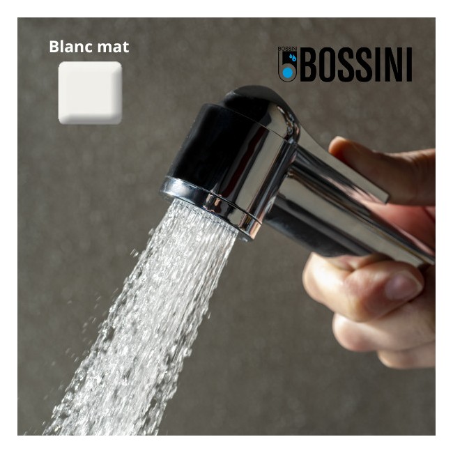Douchette à bouton en ABS APICE blanc mat - Bossini B00920045