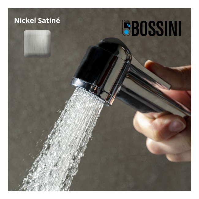 Douchette à bouton en ABS APICE nickel satiné - Bossini B00920094