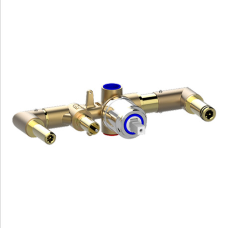 Partie à encastrée pour mitigeur monocommande 2 voies Apice - Bossini Z00546000