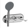 Partie externe mitigeur monocommande mural bain douche chromé Apice - Bossini Z00557030