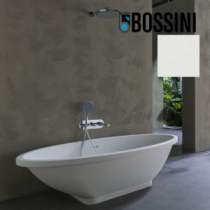 Partie externe mitigeur monocommande mural bain douche blanc mat Apice - Bossini Z00557045