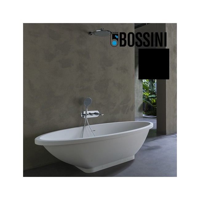 Partie externe mitigeur monocommande mural bain douche noir mat Apice - Bossini Z00557073