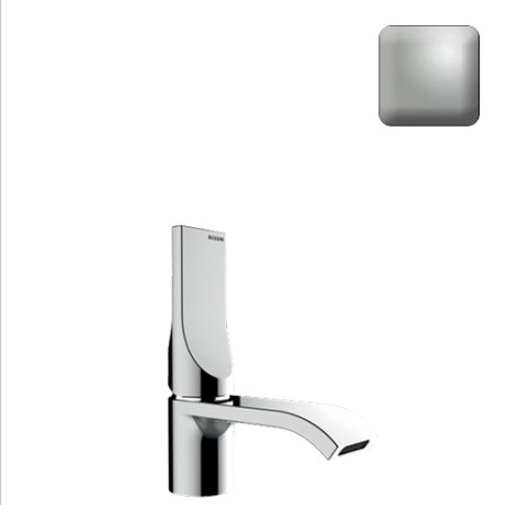 Mitigeur monocommande bas pour lavabo nickel satiné Apice - Bossini E89600094