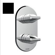Partie externe pour mitigeur monocommande universel noir mat Apice - Bossini Z00501073