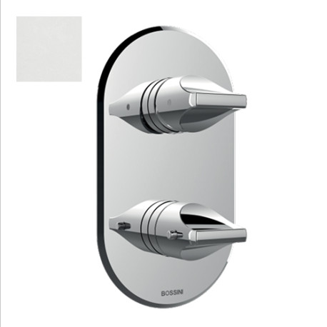 Parties externes pour mitigeur thermostatique universel blanc mat Apice - Bossini Z00500045