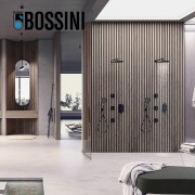 Parties externes pour mitigeur thermostatique universel noir mat Apice - Bossini Z00500073