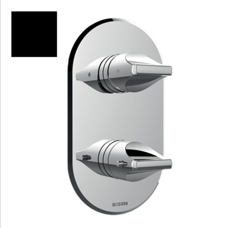 Parties externes pour mitigeur thermostatique universel noir mat Apice - Bossini Z00500073